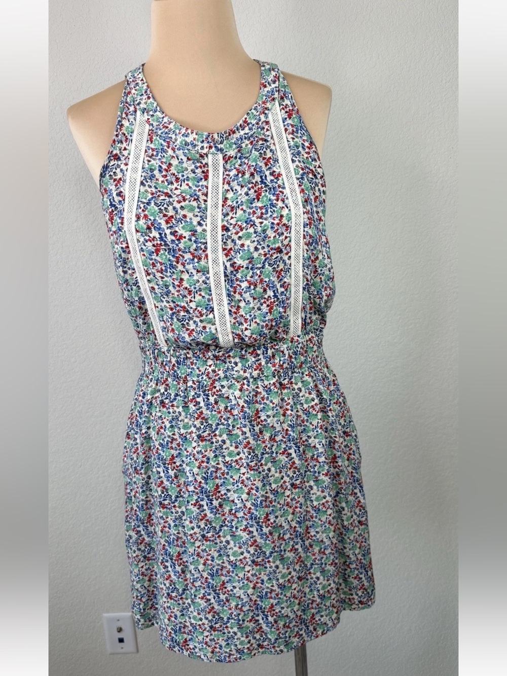 Anthropologie NAF NAF Floral Sleeveless Dress S